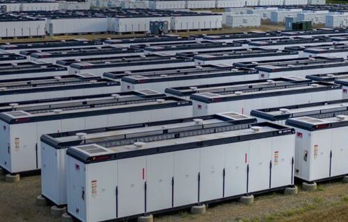 rows and rows of warehouses